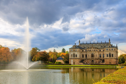 Großen Garten, Dresden im Goldenen Herbst
