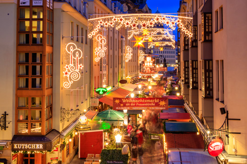 Frohe Vorweihnachtszeit aus der Münzgasse, Dresden